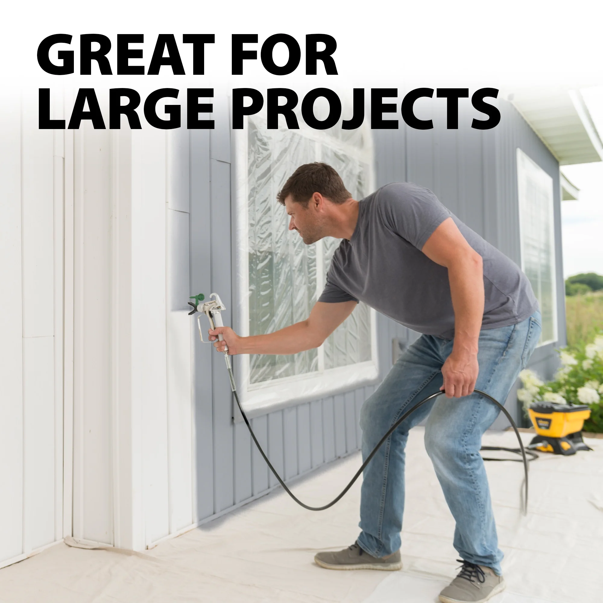 Wagner 0580678 Control Pro 130 Power Tank Paint Sprayer, High Efficiency Airless with Low Overspray - Image 5