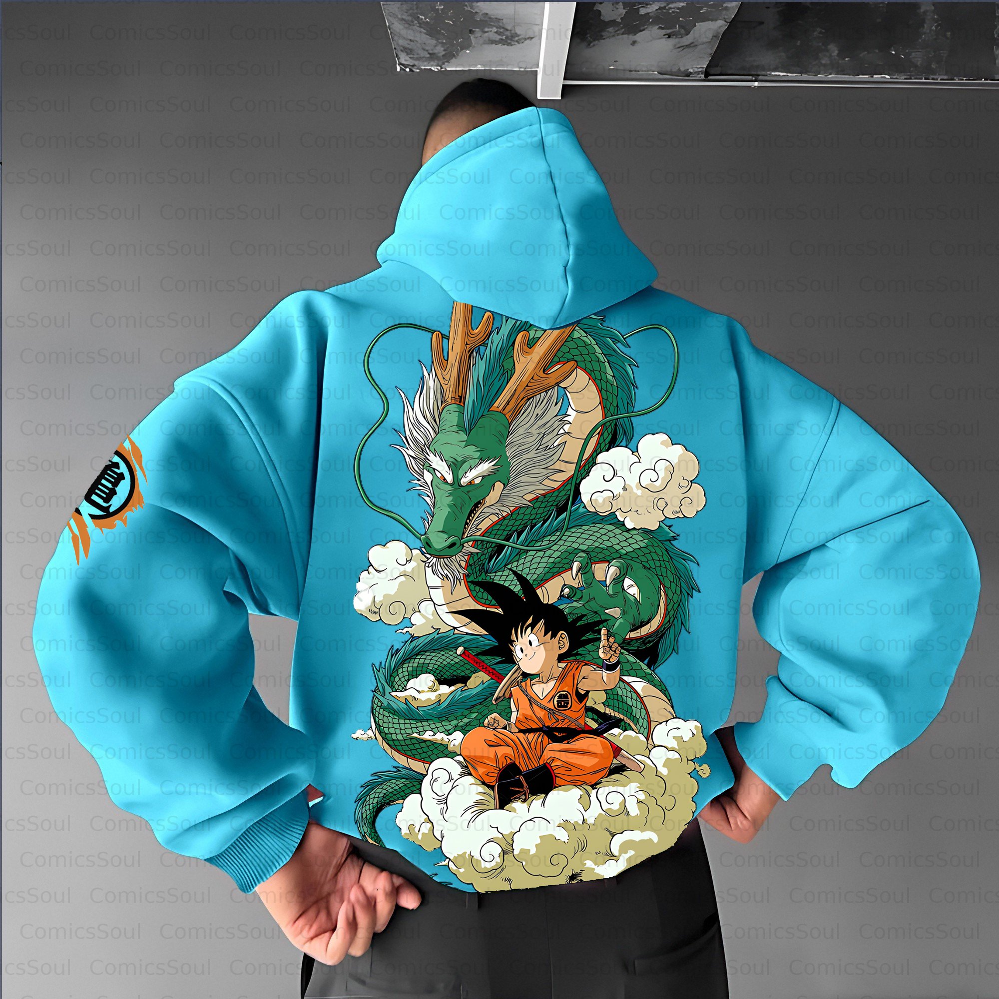 Unisex Anime Inspired Vintage Plush Hoodie