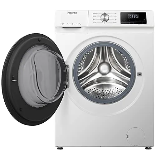 Front Load Washing Machine 10kg 1400rpm Inverter Steam White Energy Class A
