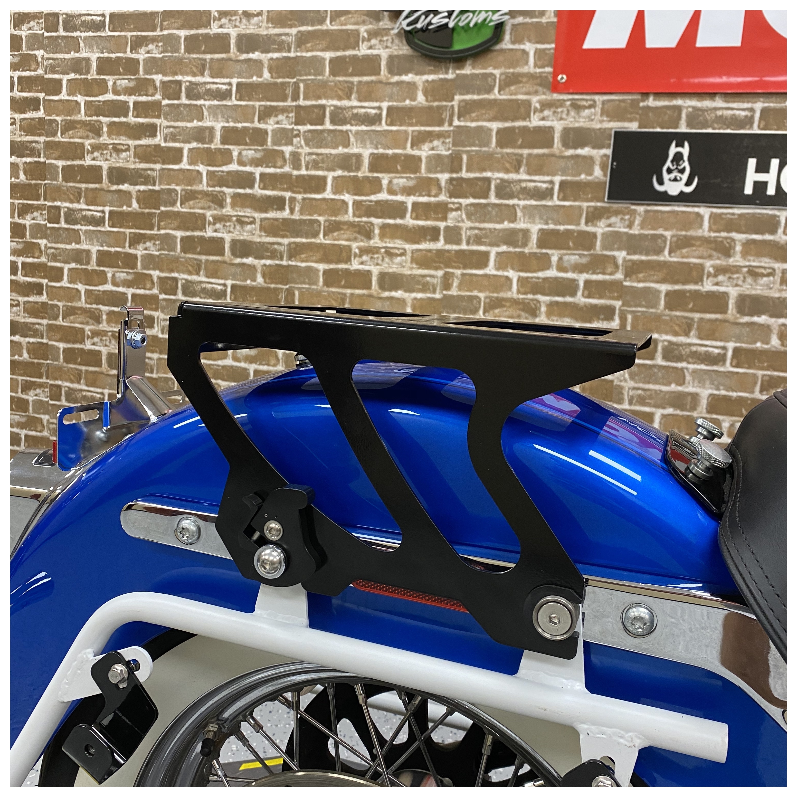 SportsBikeShop HogWorkz Solo Tour Pack Mount For Harley