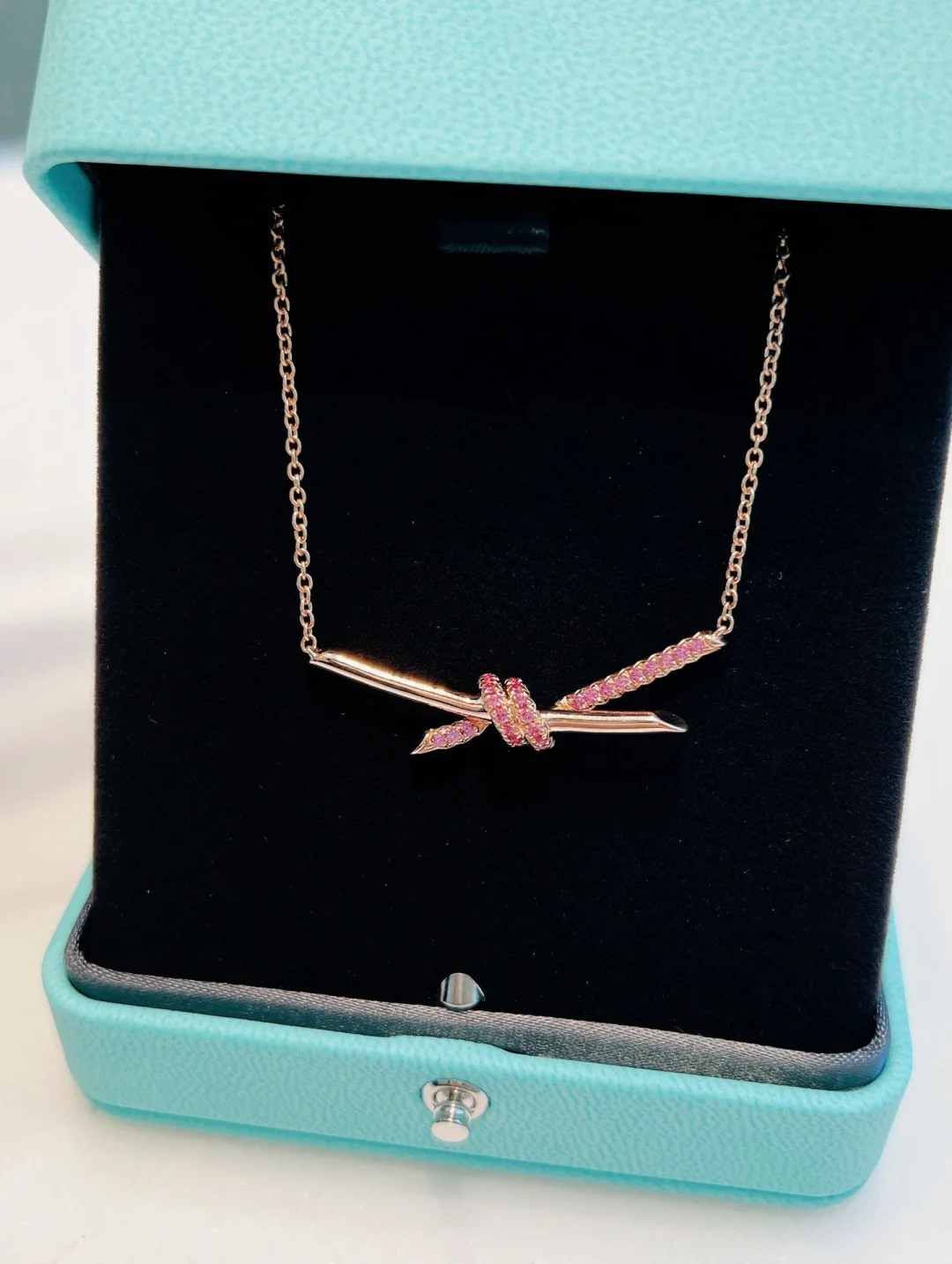 Tiffany Knot Pendant Necklace - Original Replica Club