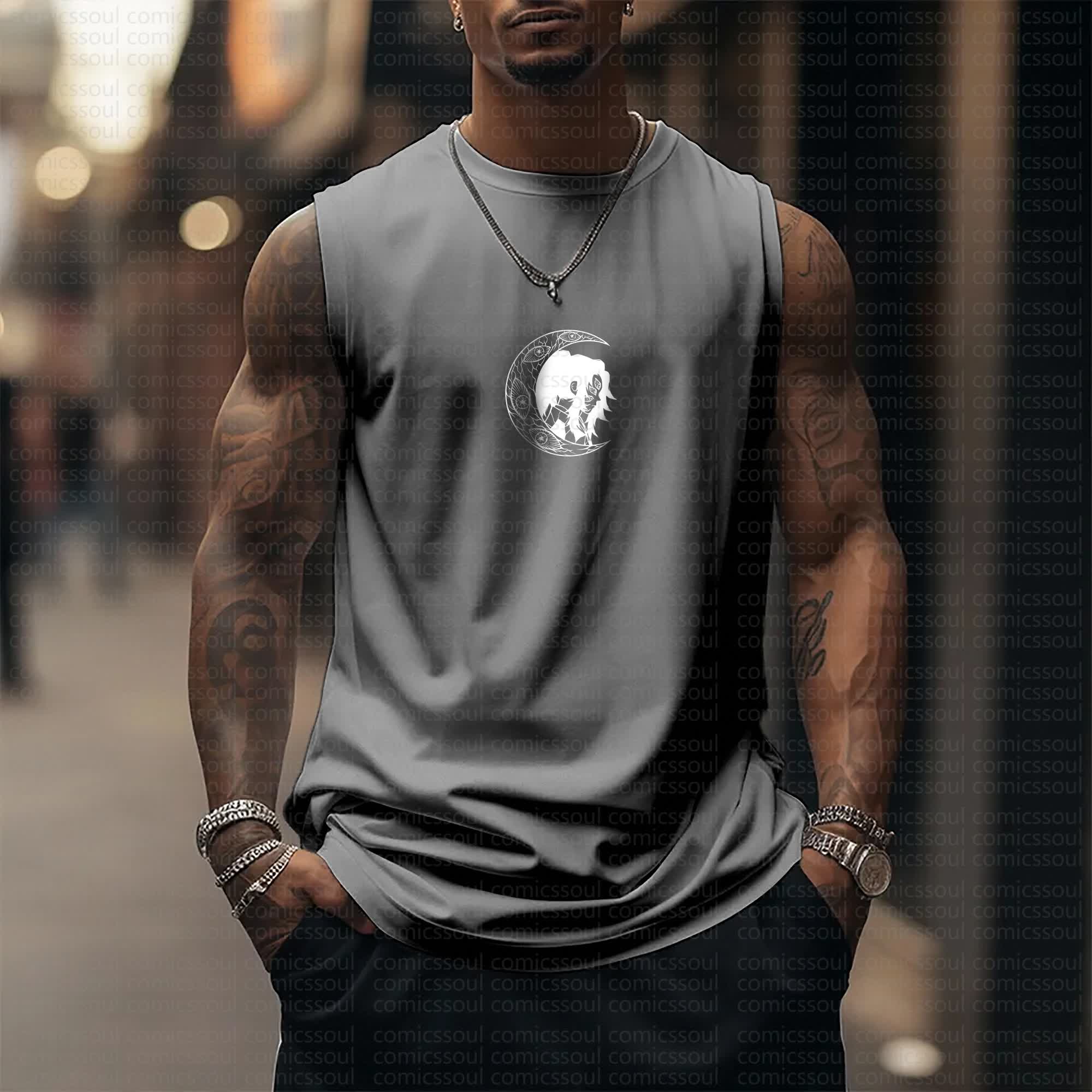 Unisex  “Comicssoul” Casual Anime  Tank Top TeeThreads Sustain the Scene with Custom Apparel