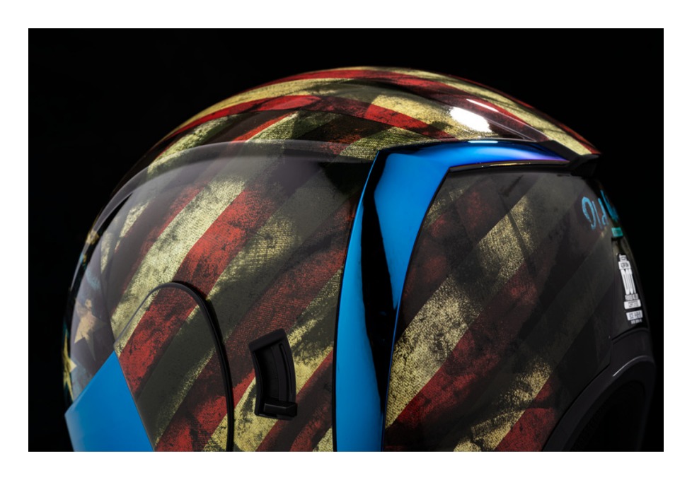 SportsBikeShop Icon Airform Old Glory Helmet
