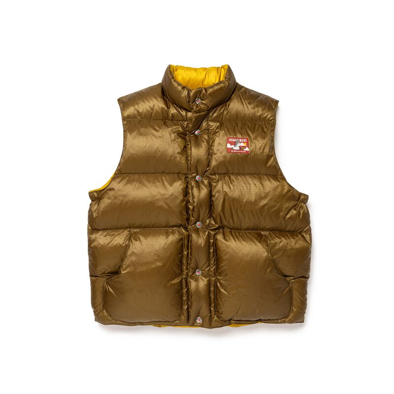 HUMAN MADE REVERSIBLE DOWN VEST