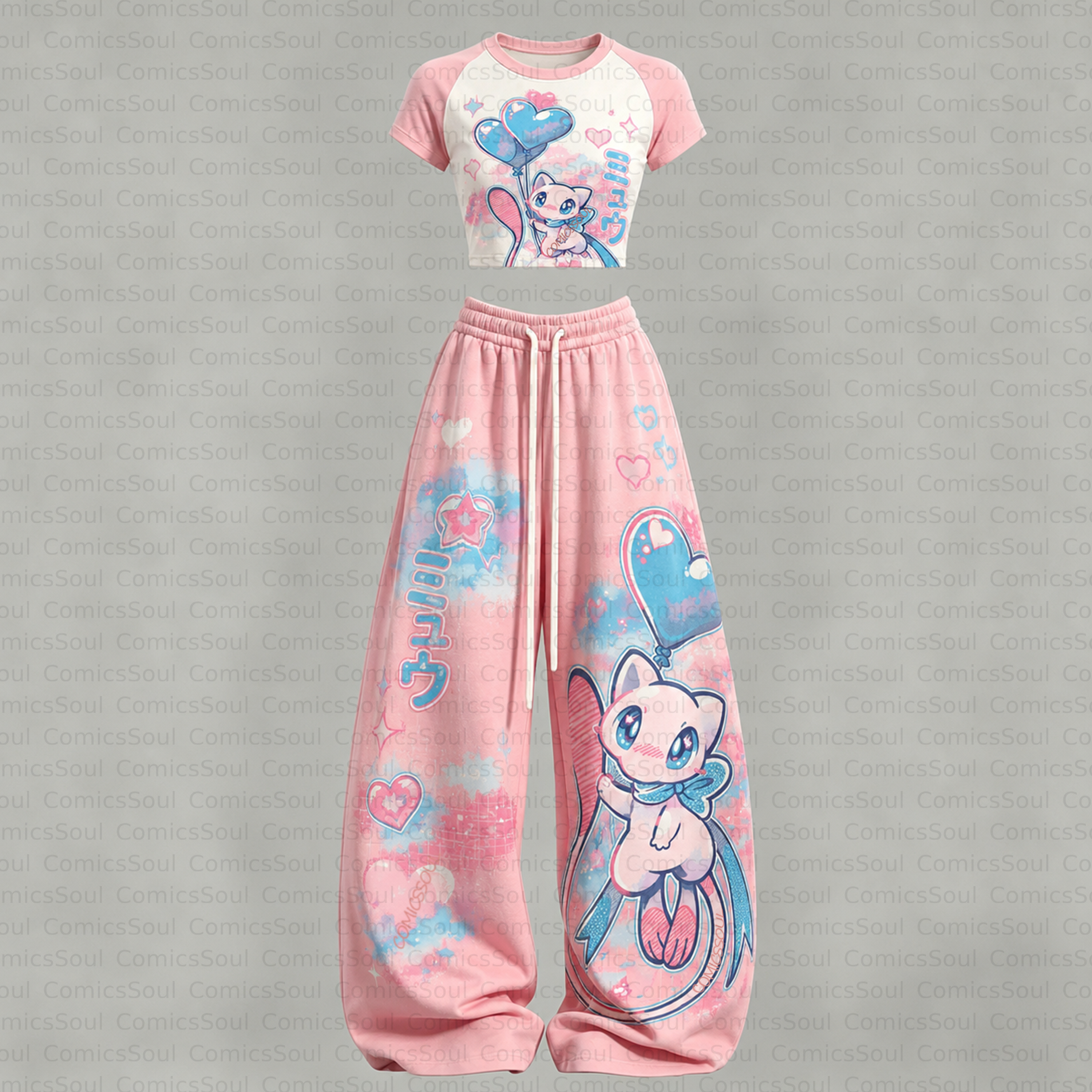 Pokémon T-Shirt & Elasticated Trousers Two-Piece Set