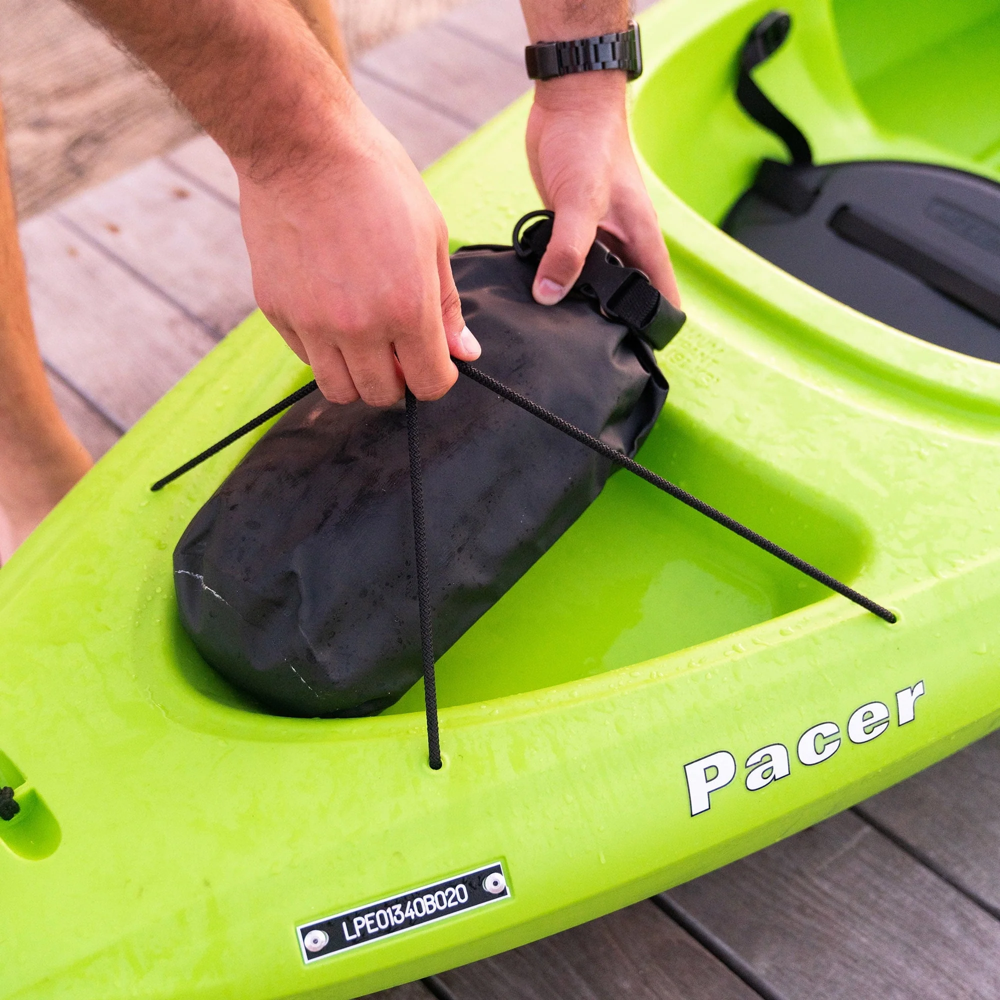 Lifetime Pacer 8 ft Sit-Inside Kayak, Green (91032) - Image 13