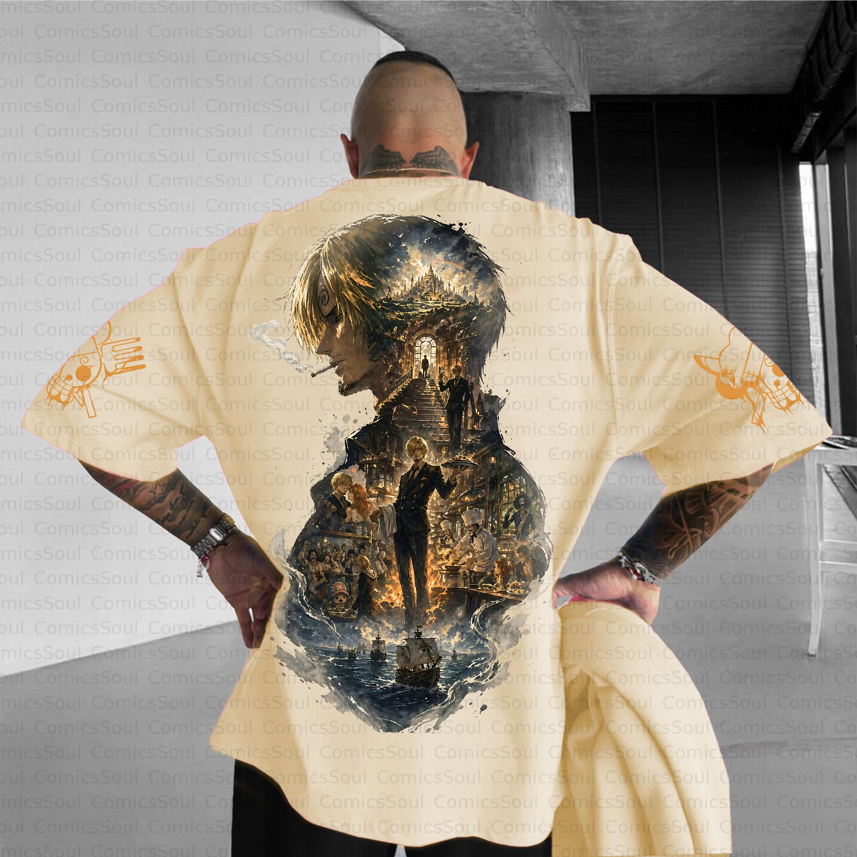 Unisex Anime Inspired Vintage T-Shirt