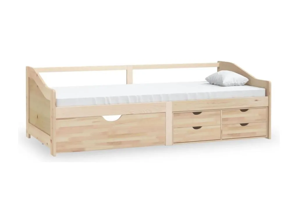 Sofá cama de 3 plazas sin colchón Alkifurniturees maciza Alkifurniturees 90x200 cm XQEK05846