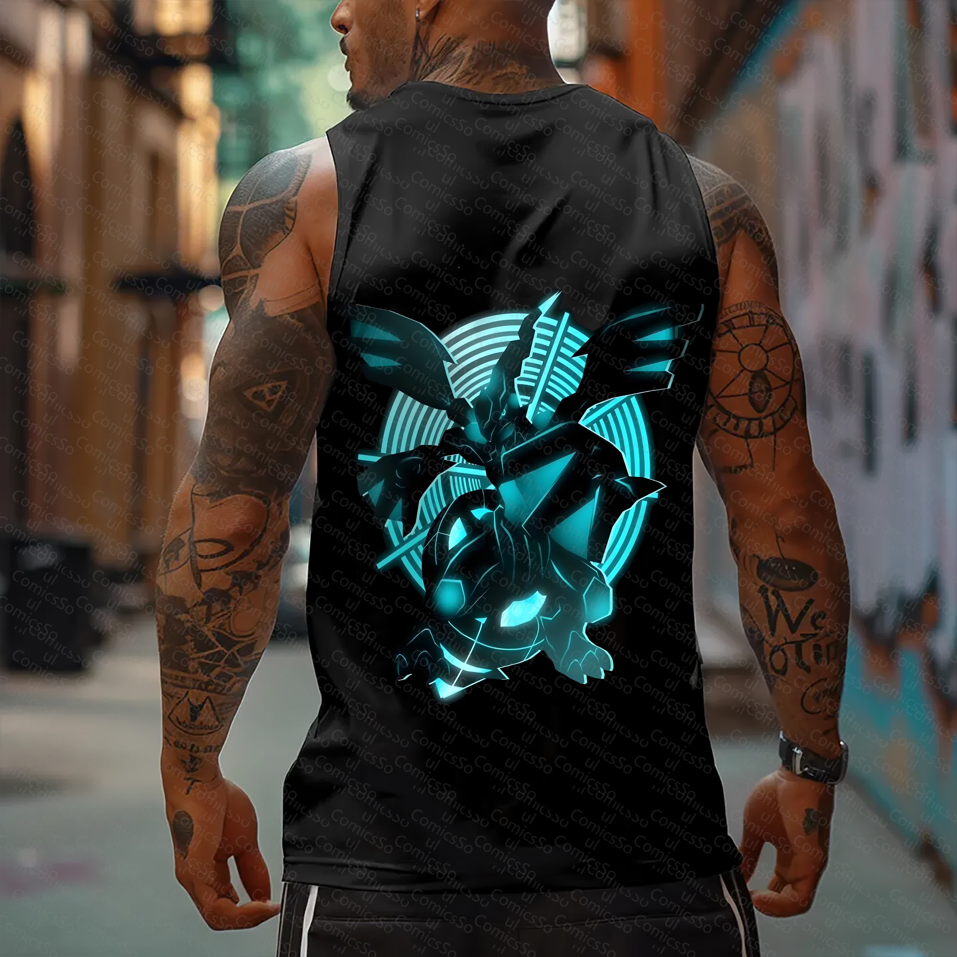 Unisex  “Pokemon” Casual Anime  Tank Top