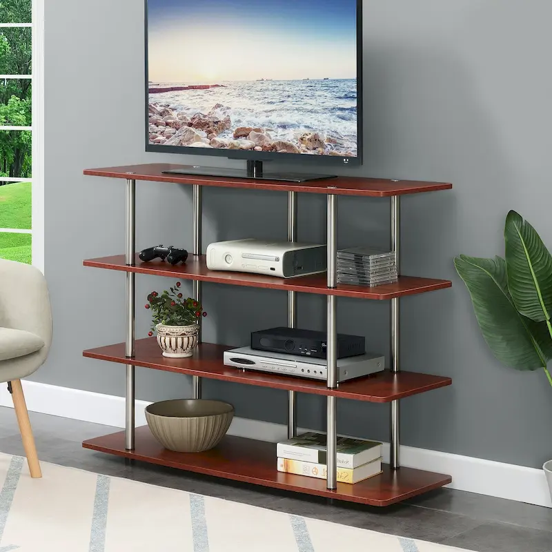 Convenience Concepts Designs2Go XL 55-Inch Highboy 4-Tier Television Stand