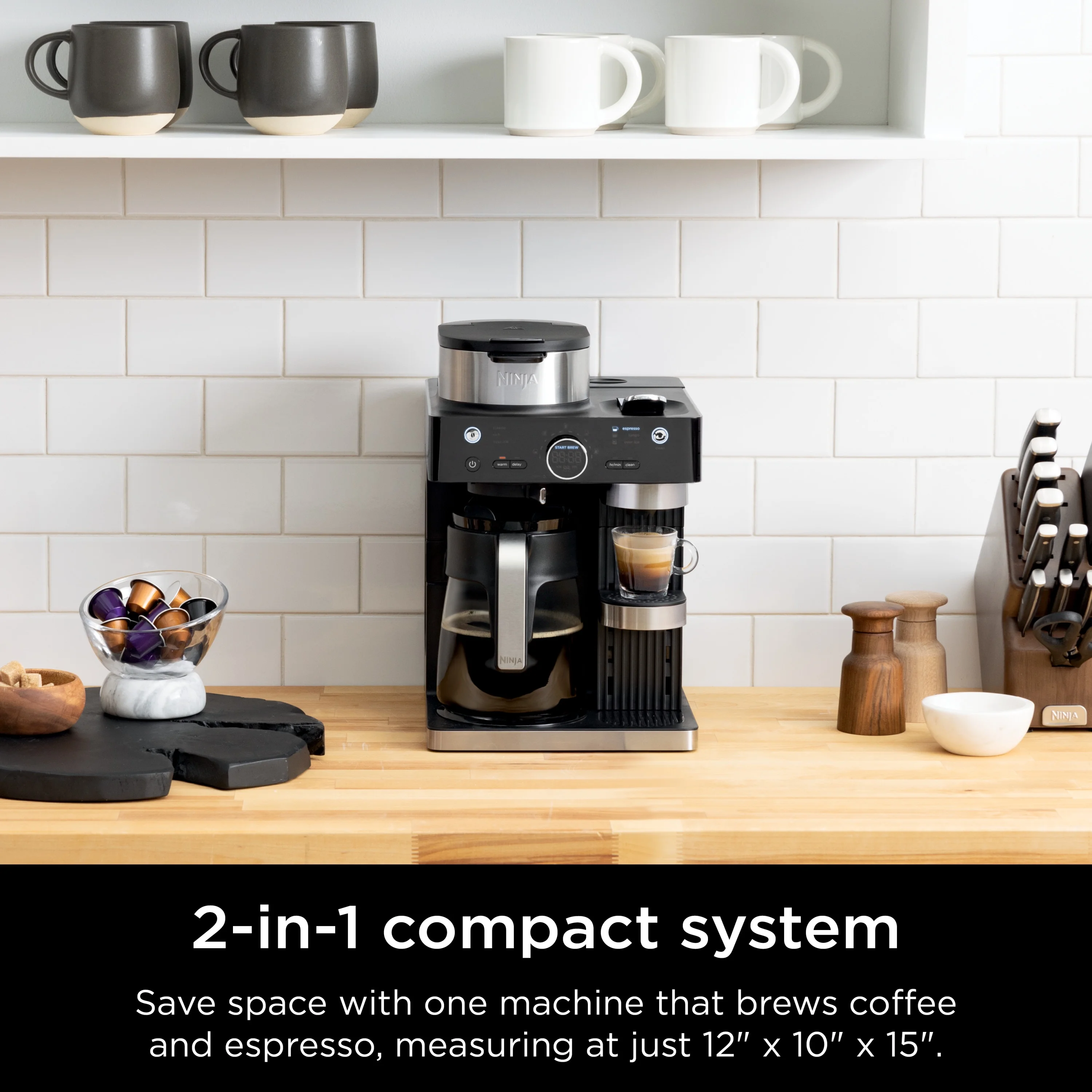 Ninja CFN601 Espresso & Coffee Barista System, Single-Serve Coffee & Nespresso Capsule Compatible - Image 4
