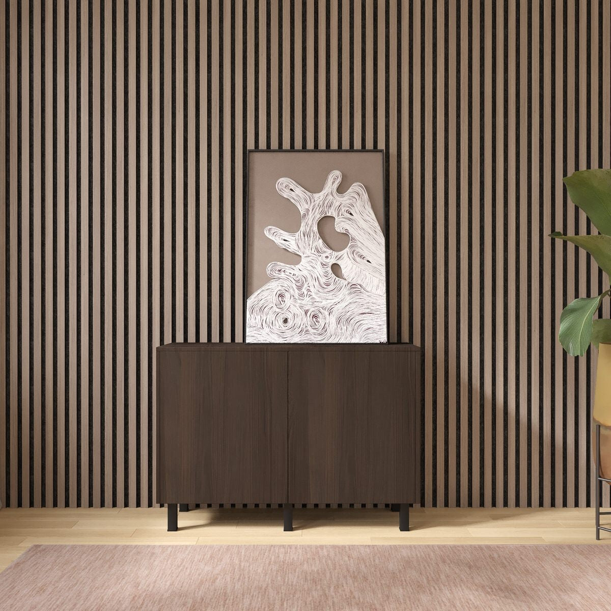 Artego Design Casella Ayaya 123 cm Dressoir Donkerbruin