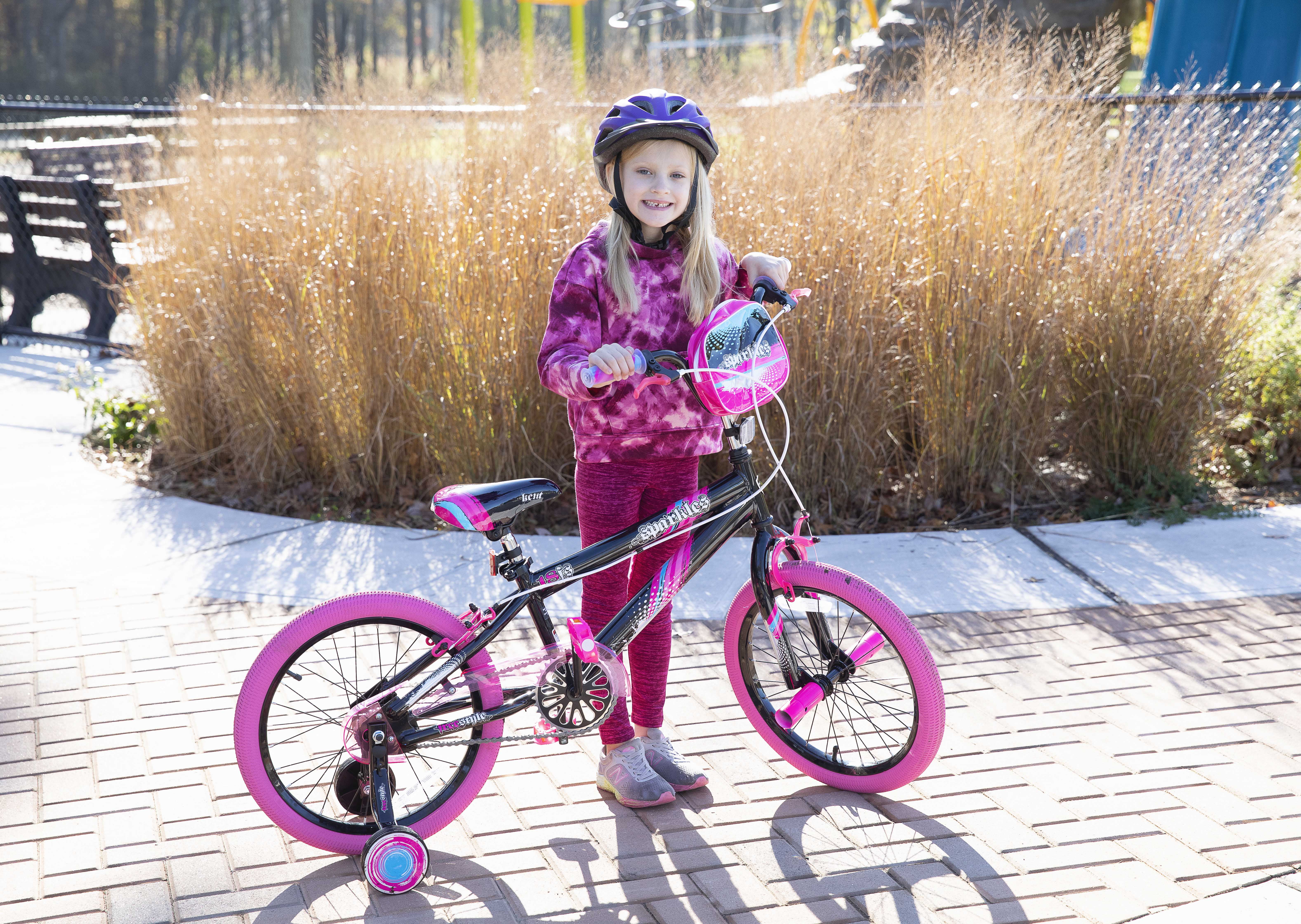 Bicycles 18 inch Girl's Sparkles Bicycle, Black and Pink - Image 8
