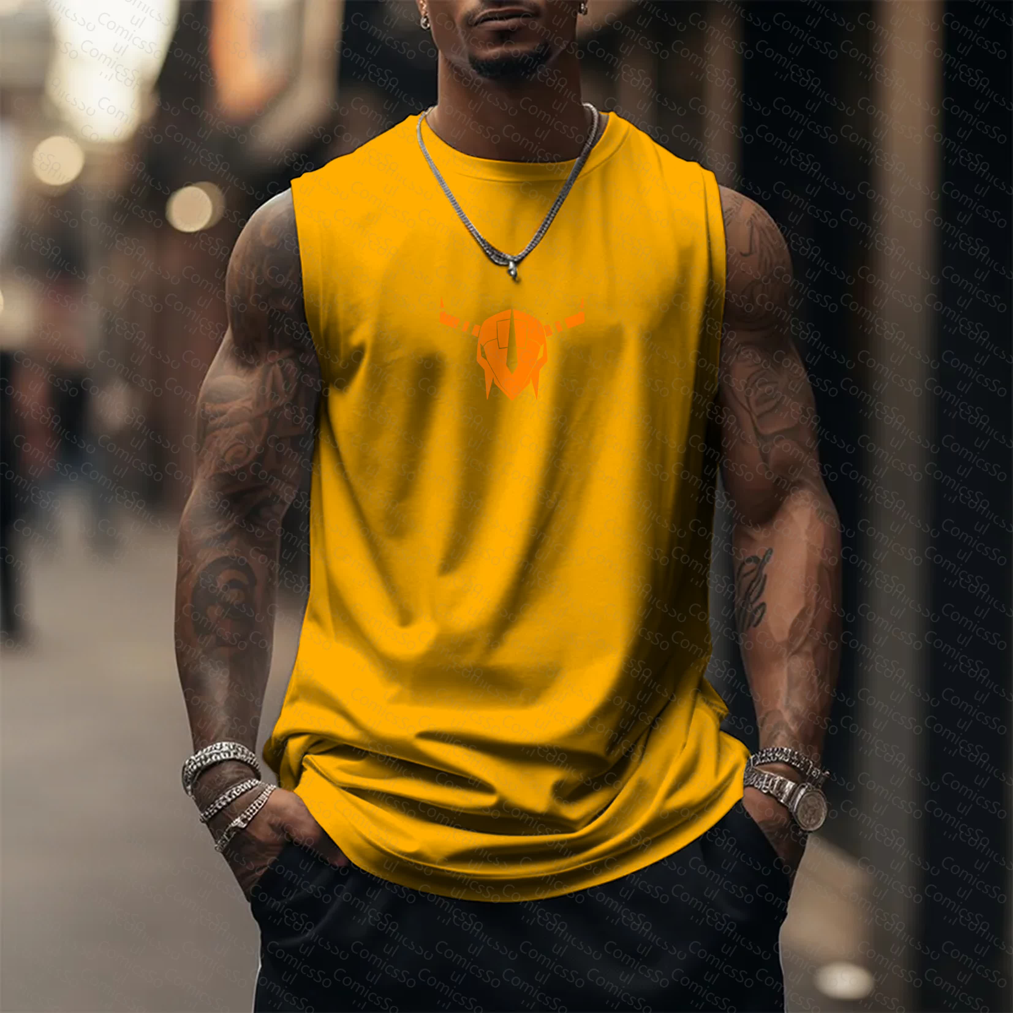 Unisex  “Comicssoul” Casual Anime  Tank Top TeeThreads Sustain the Scene with Custom Apparel