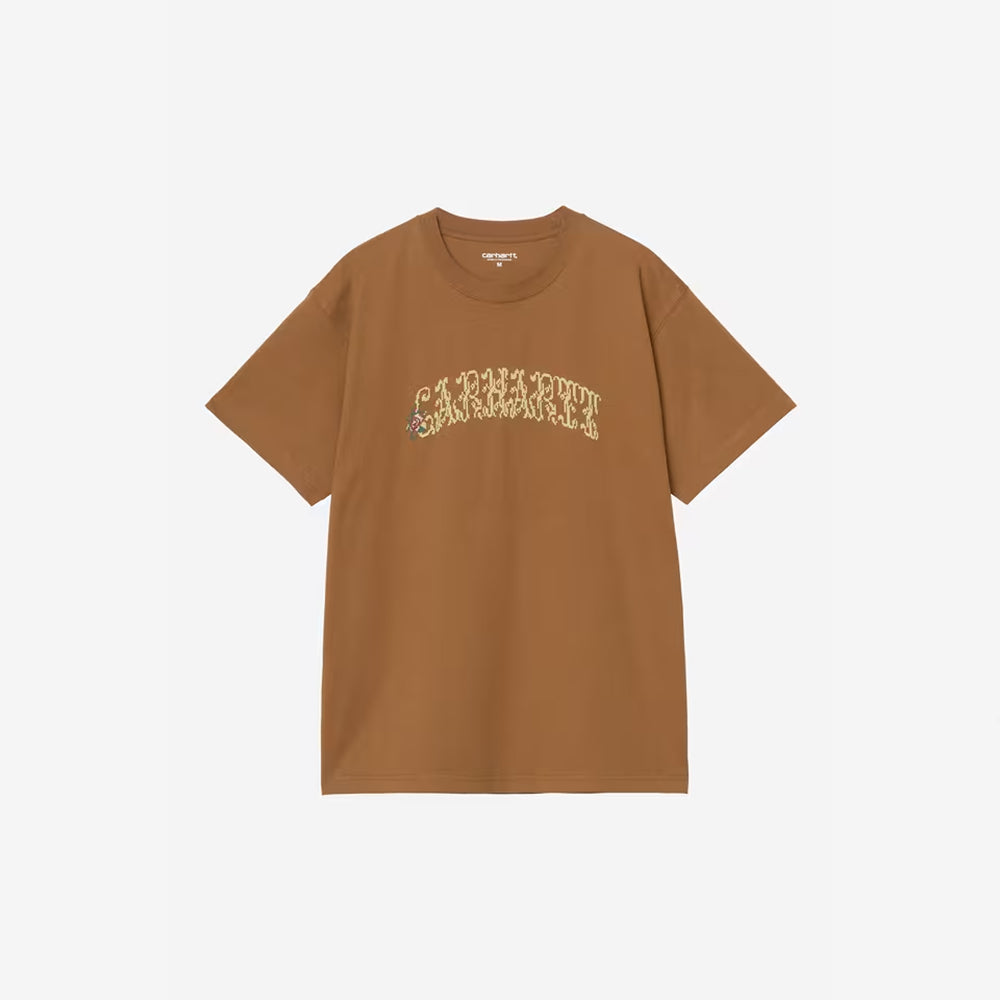 Carhartt WIP - T-shirt SS Monogram - Marron Hamilton