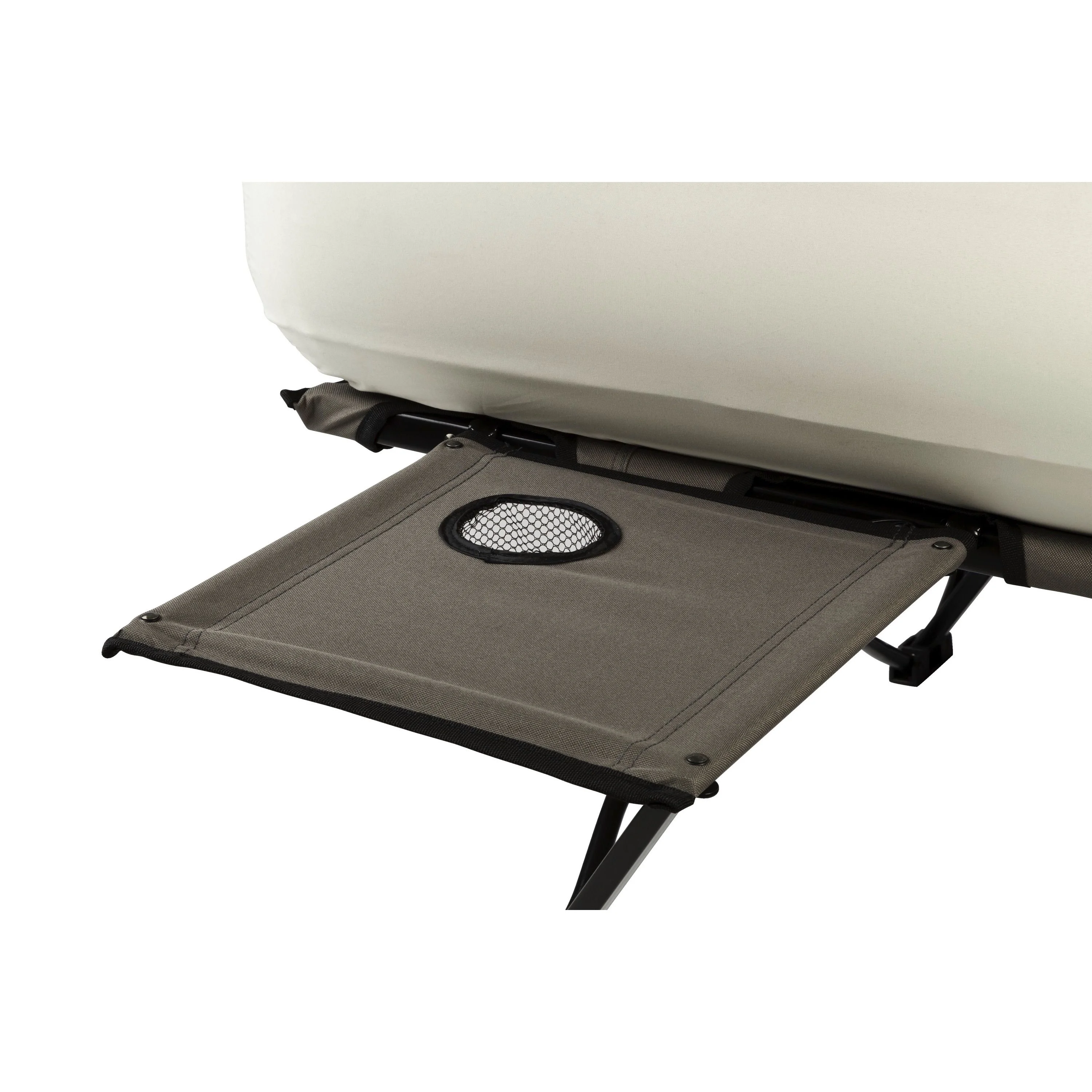 Coleman Cot and Thick Queen Air Mattress Combo Side Tables, Pump Included - Image 9