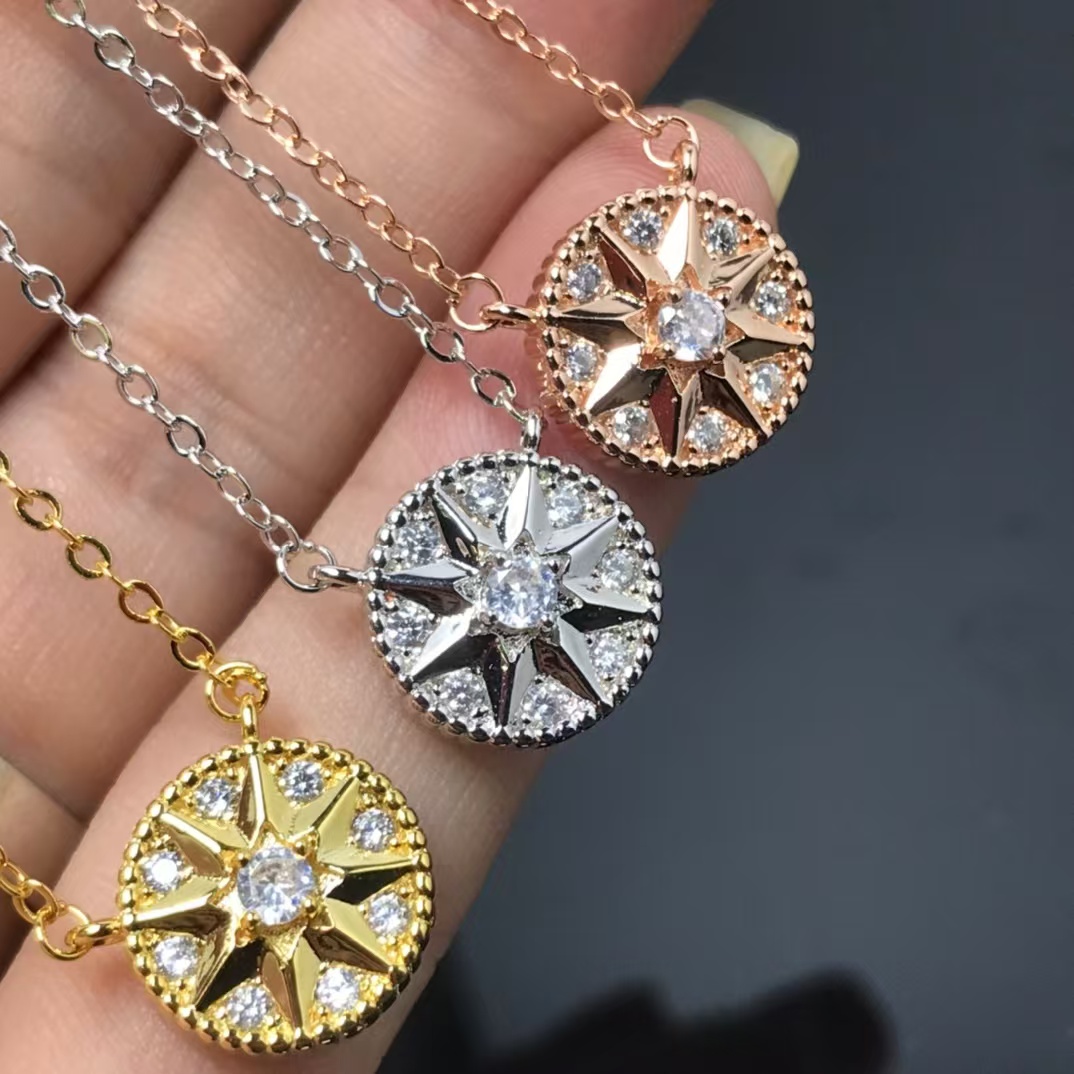 Dior Rose Des Vents Necklace - Original Replica Club