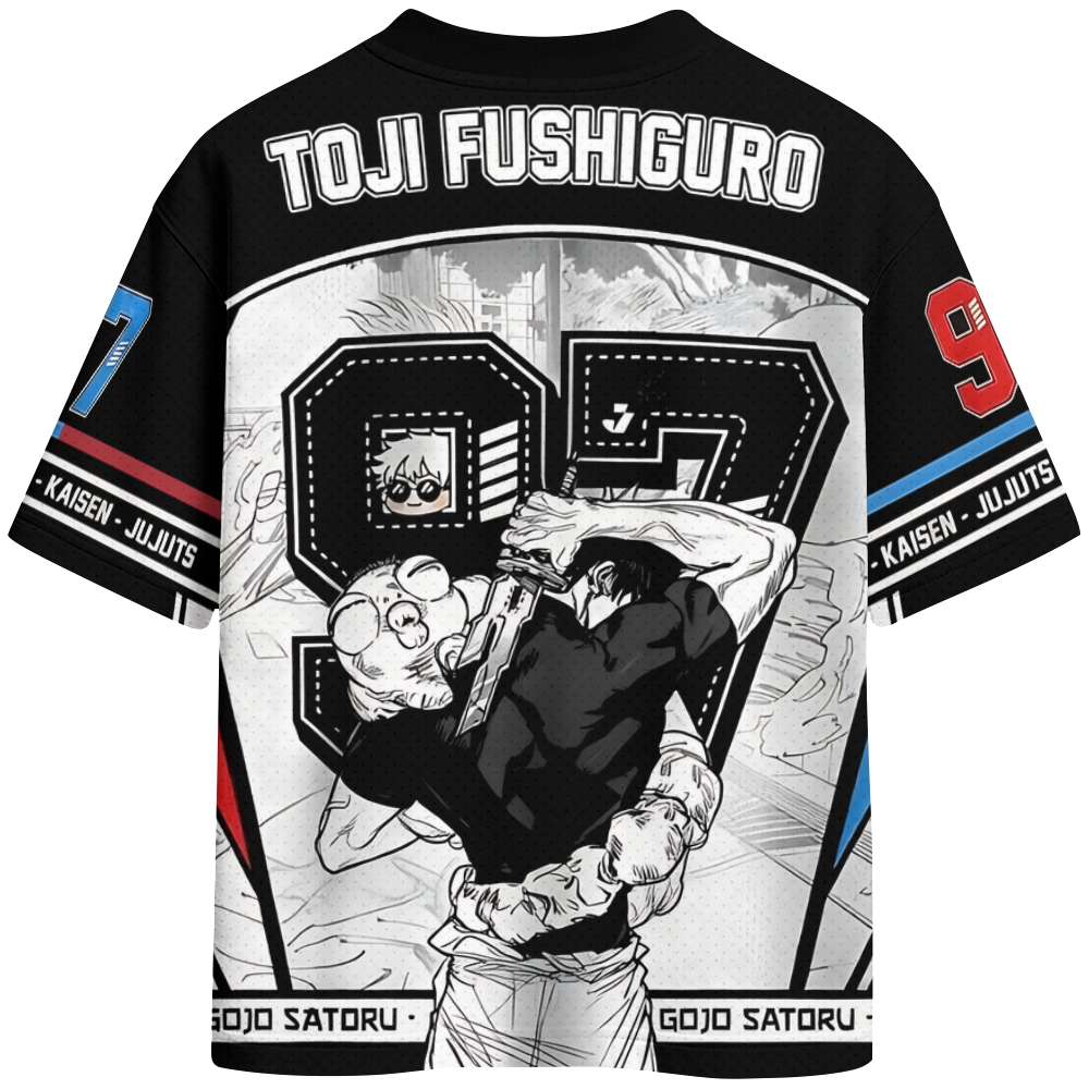 Crew Neck Football Jersey Jujutsu Kaisen