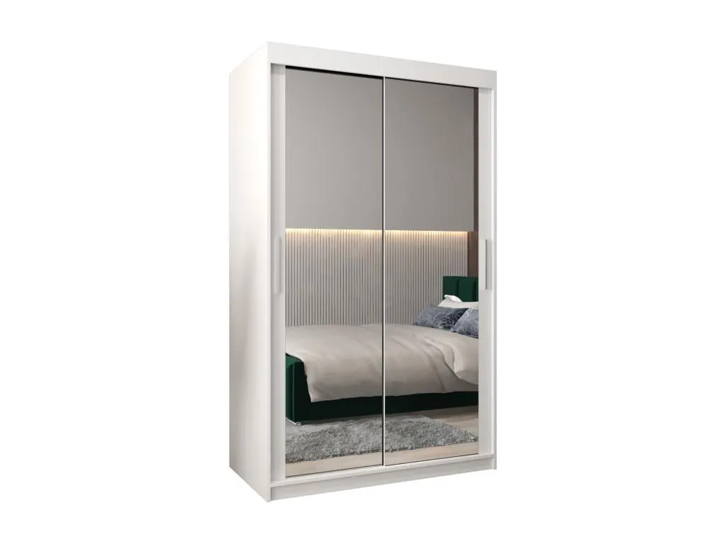 Armario Habitarluz 3 de puertas correderas 200/120/62 2 puertas (blanco/blanco) 53766WWIZ