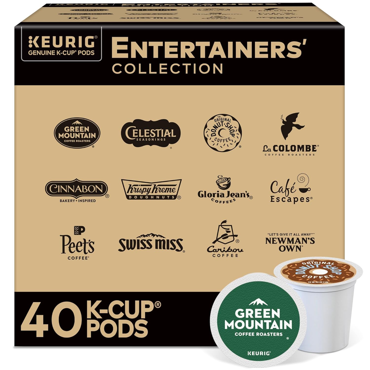 Keurig® Entertainers Variety Pack. Keurig Single Serve K-Cup Pods. 40ct