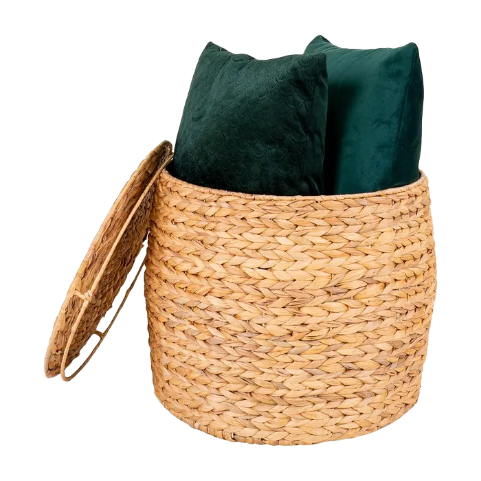 Artichok Pleun Ronde Bijzettafel met Opbergruimte - Bruin