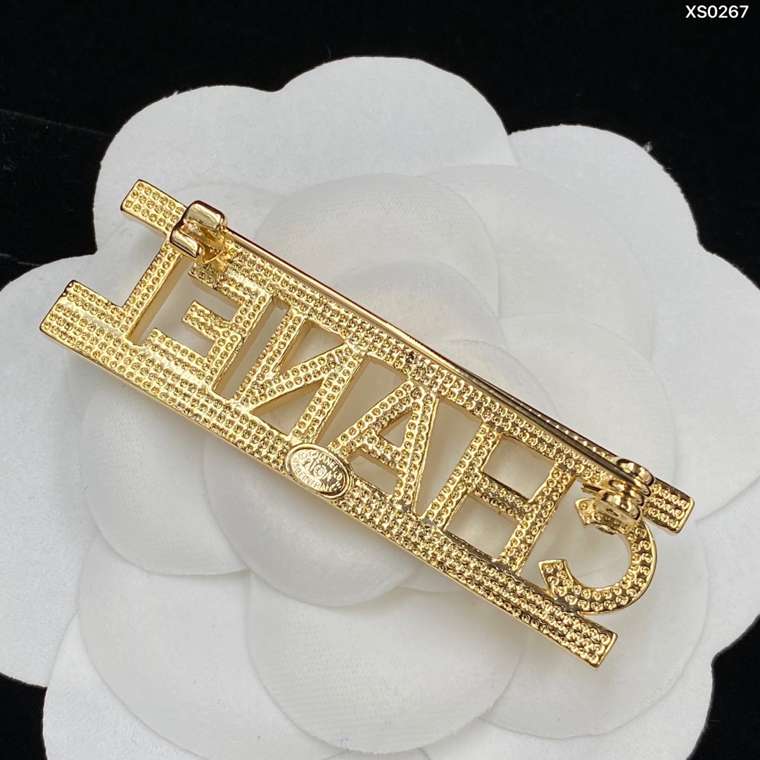 Chanel Monogram Letter Brooch - Original Replica Club