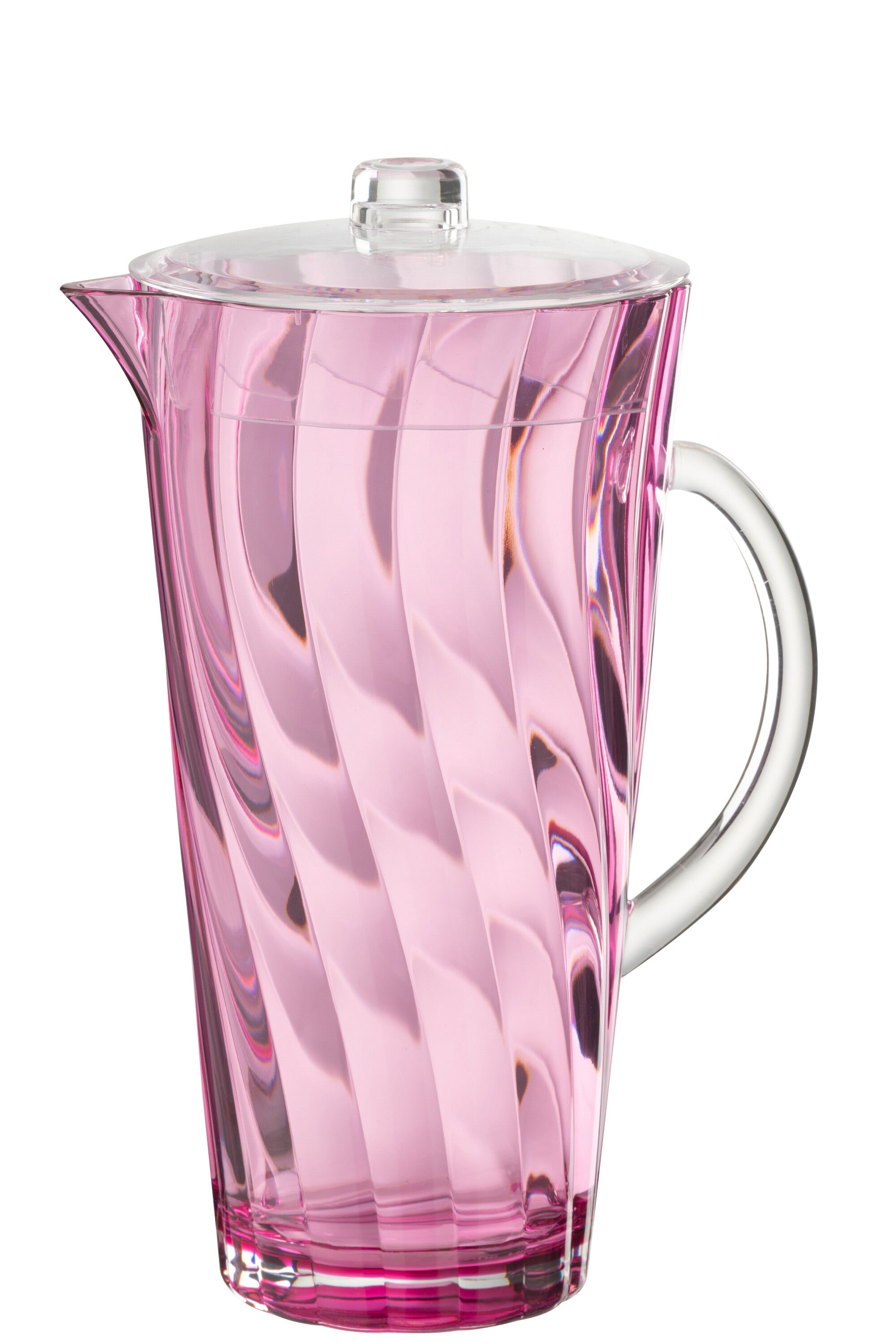 J-Line karaf Wave - kunststof - roze