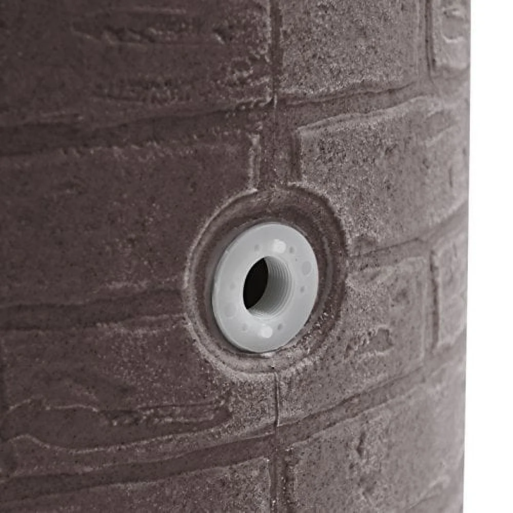 Good Ideas IMP-D50-DAR Impressions Downton Rain Saver Rain Barrel, 50 Gallon, Dark Granite - Image 22