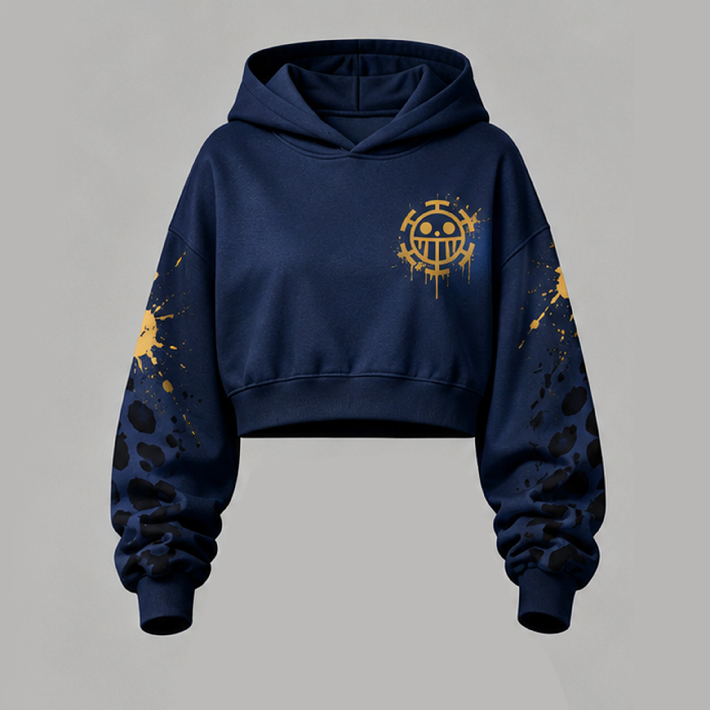 One Piece Cropped Long Sleeve Hoodie & High Waist Jogger Pants Two Piece TeeThreads Sustain the Scene with Custom Apparel