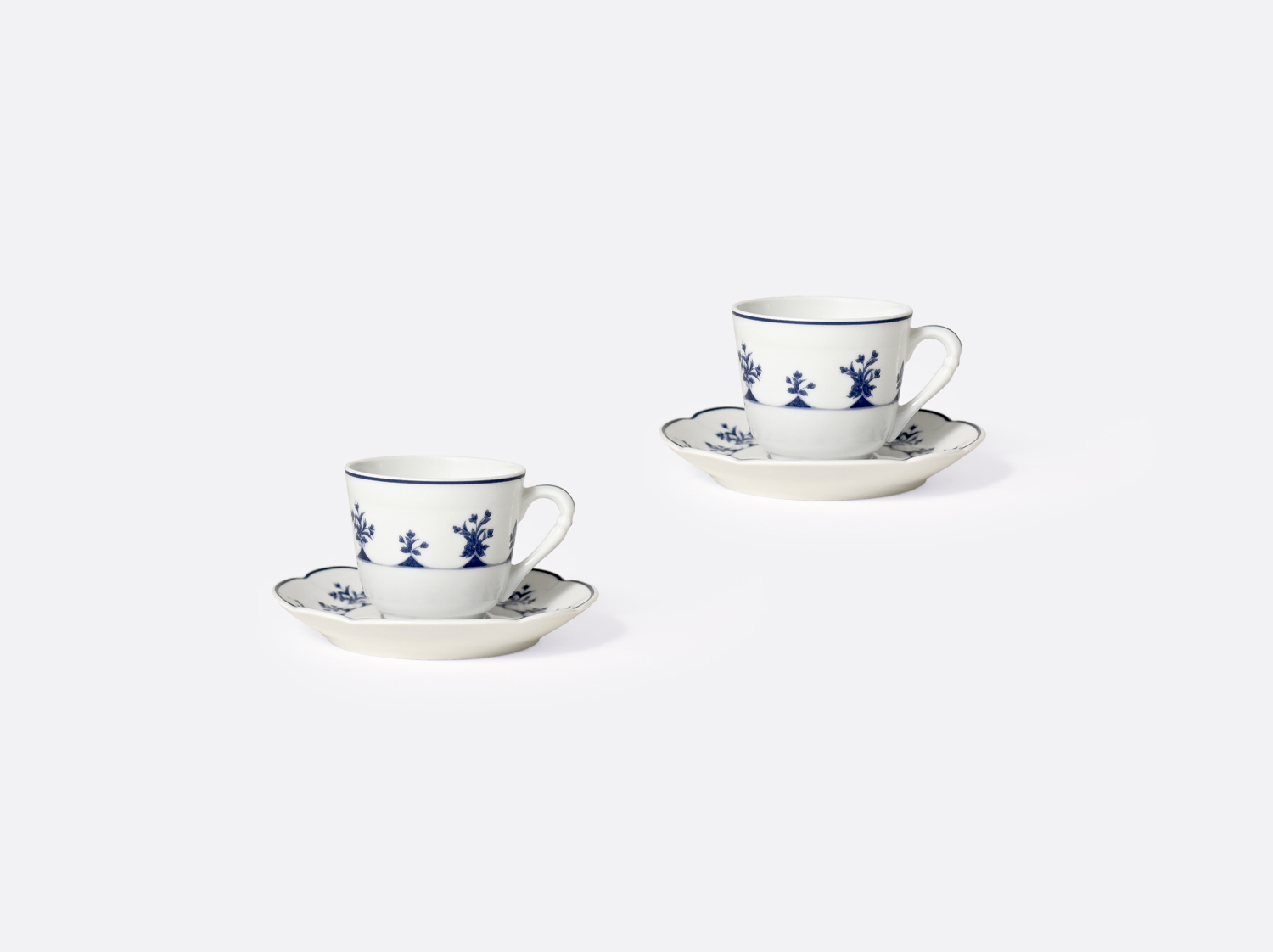 Coffret de tasses et soucoupes expresso 6 cl