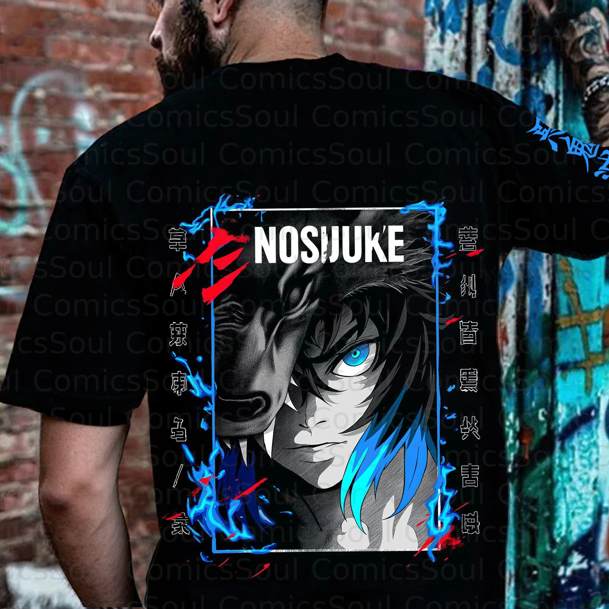Unisex Anime Inspired Vintage T-Shirt
