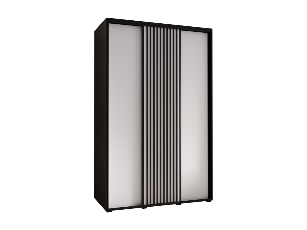 ARMARIO Nestleano 1 DE PUERTAS CORREDERAS 235 - 2/160/45 3 puertas negro/blanco