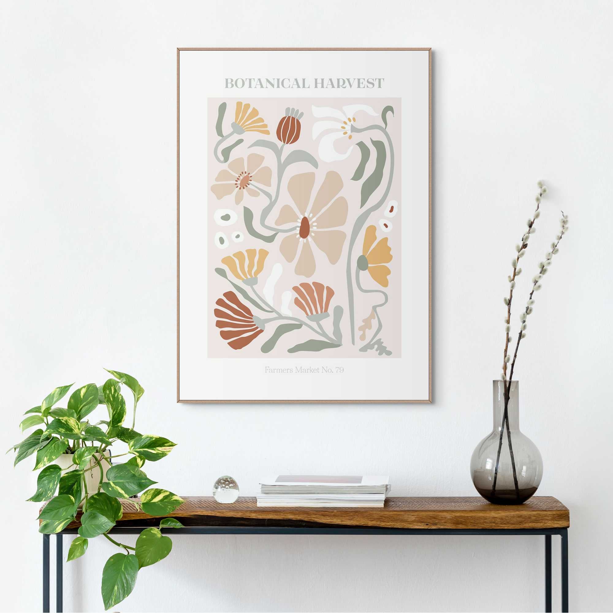 Reinders - Botanical Harvest - Schilderij 70x50cm Hout