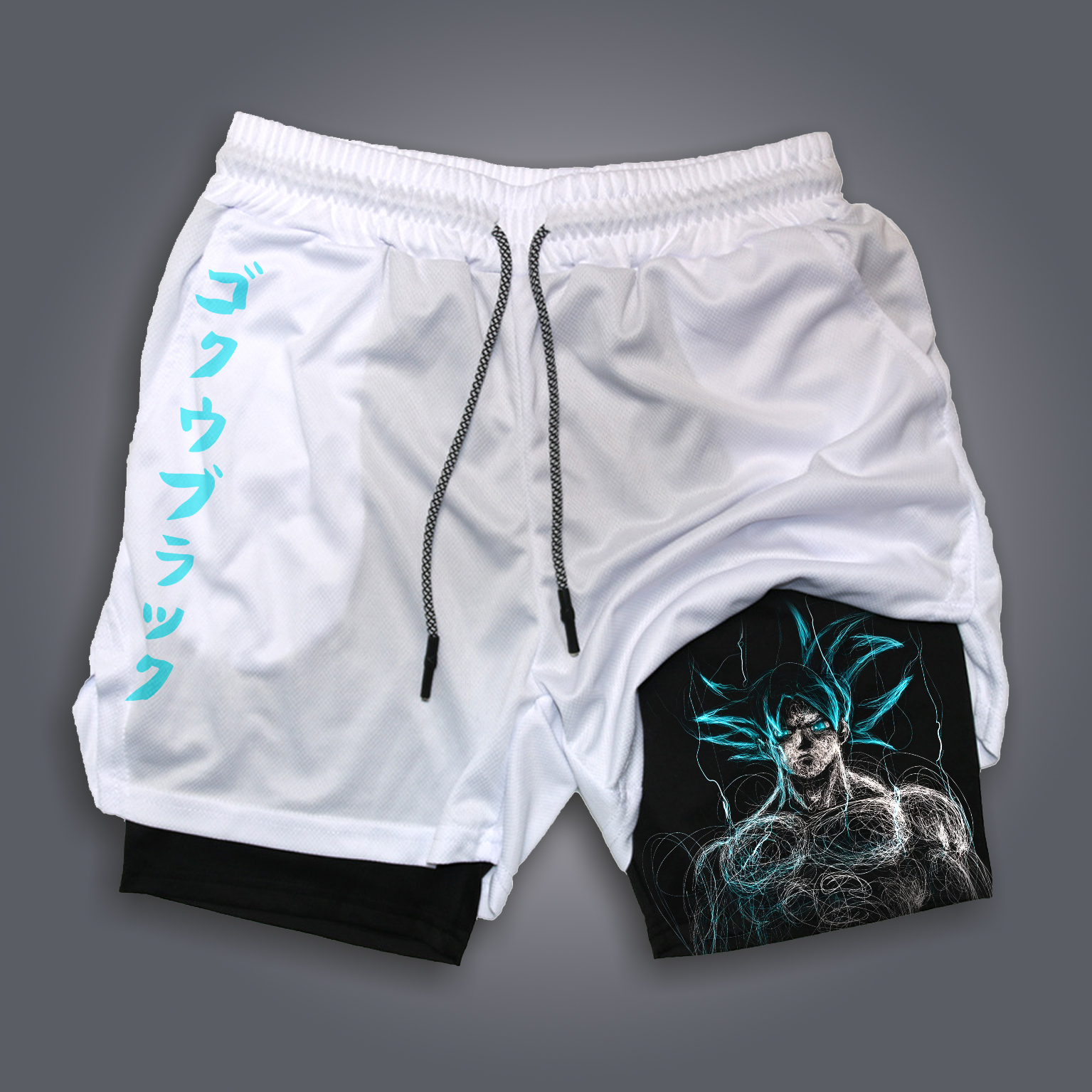 Unisex Anime Print Drawstring Comicssoul Shorts