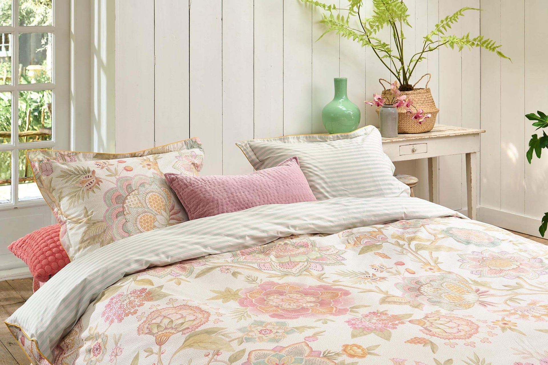 Duvet Cover Set Bombay Bold Off-white