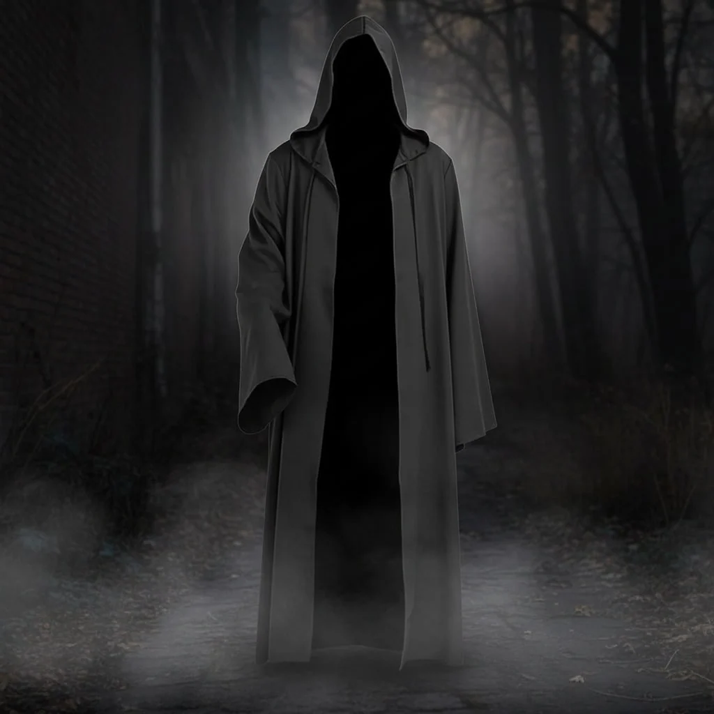 Halloween Costumes Hooded Cape Spooky Outfit - Image 2 Halloween Costumes Hooded Cape Spooky Outfit - Image 2