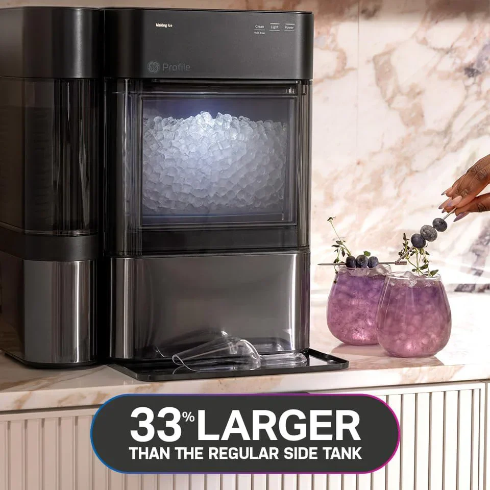 GE Profile Opal 2.0 XL with 1 Gallon Tank Chewable Crunchable Countertop Nugget Ice Maker