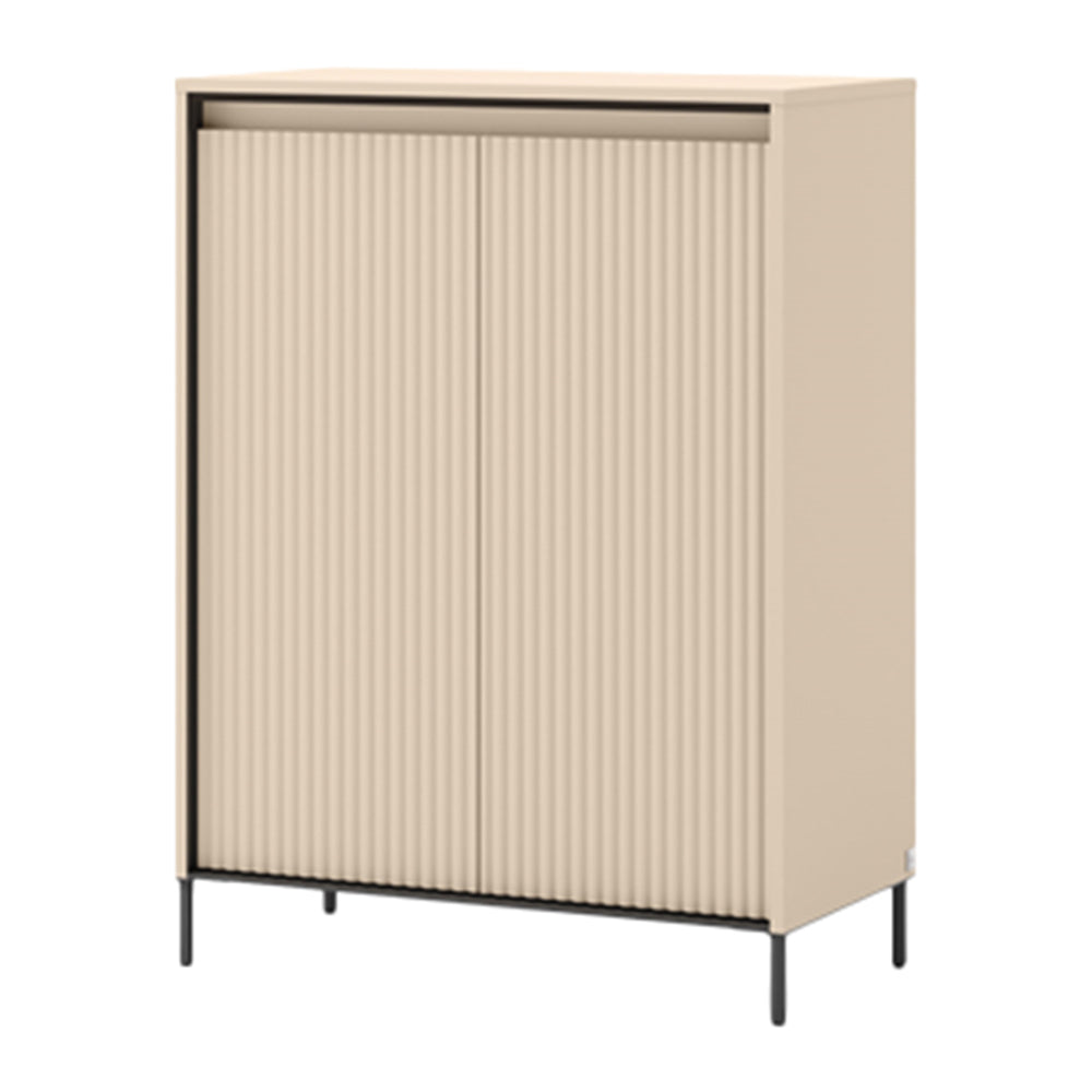 Blokker Brive Dressoir B 79 cm - 2-deurs met Verlichting - Zand