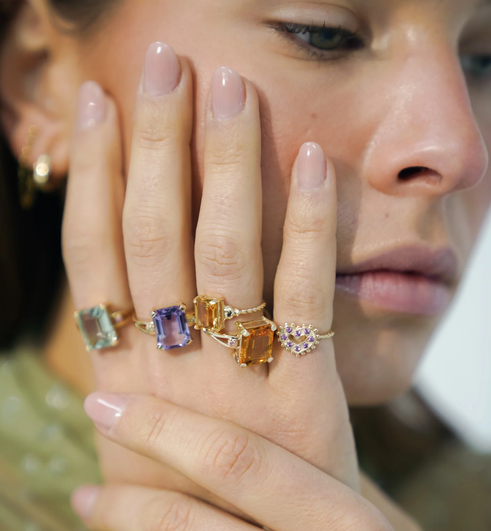 Aurora Glace Ring 14K