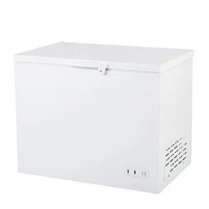 Maxx Cold Chest Freezer with Solid Top, 50"W, 12.7 cu. ft. Storage Capacity, Locking Lid, Garage Ready, in White (MXSH12.7SHC)