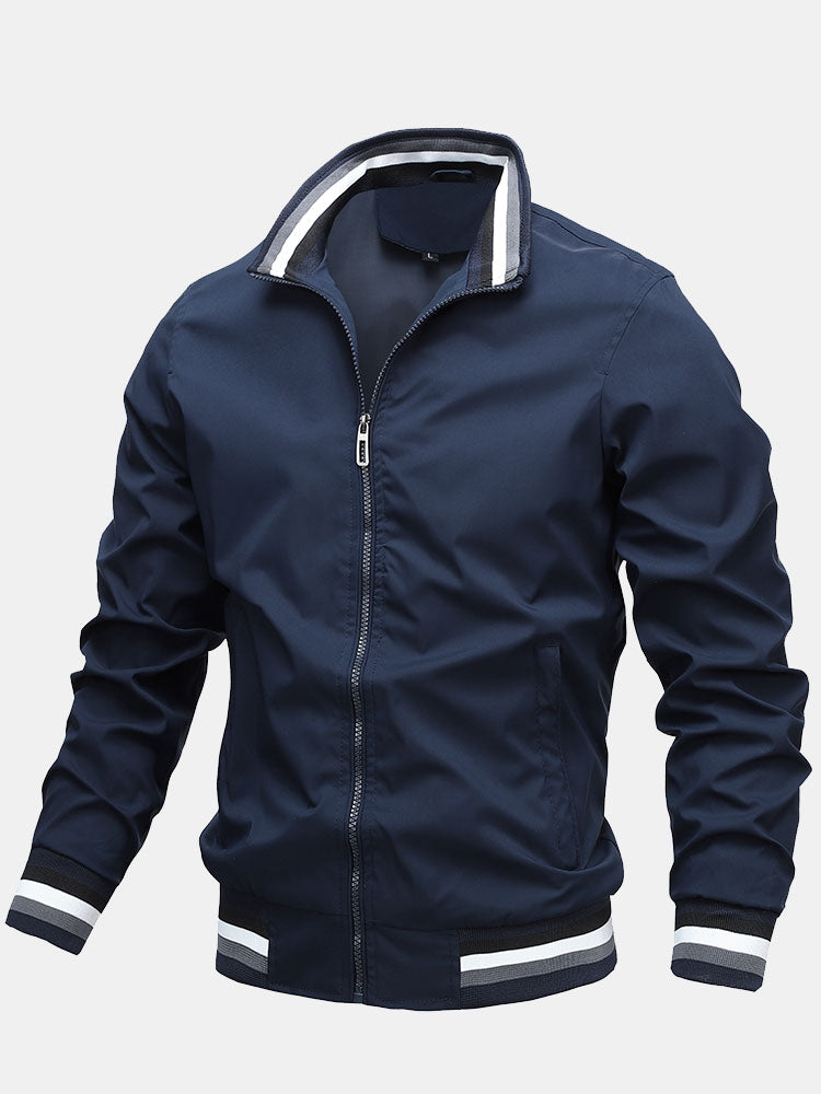 Zip Through Harrington Jacket