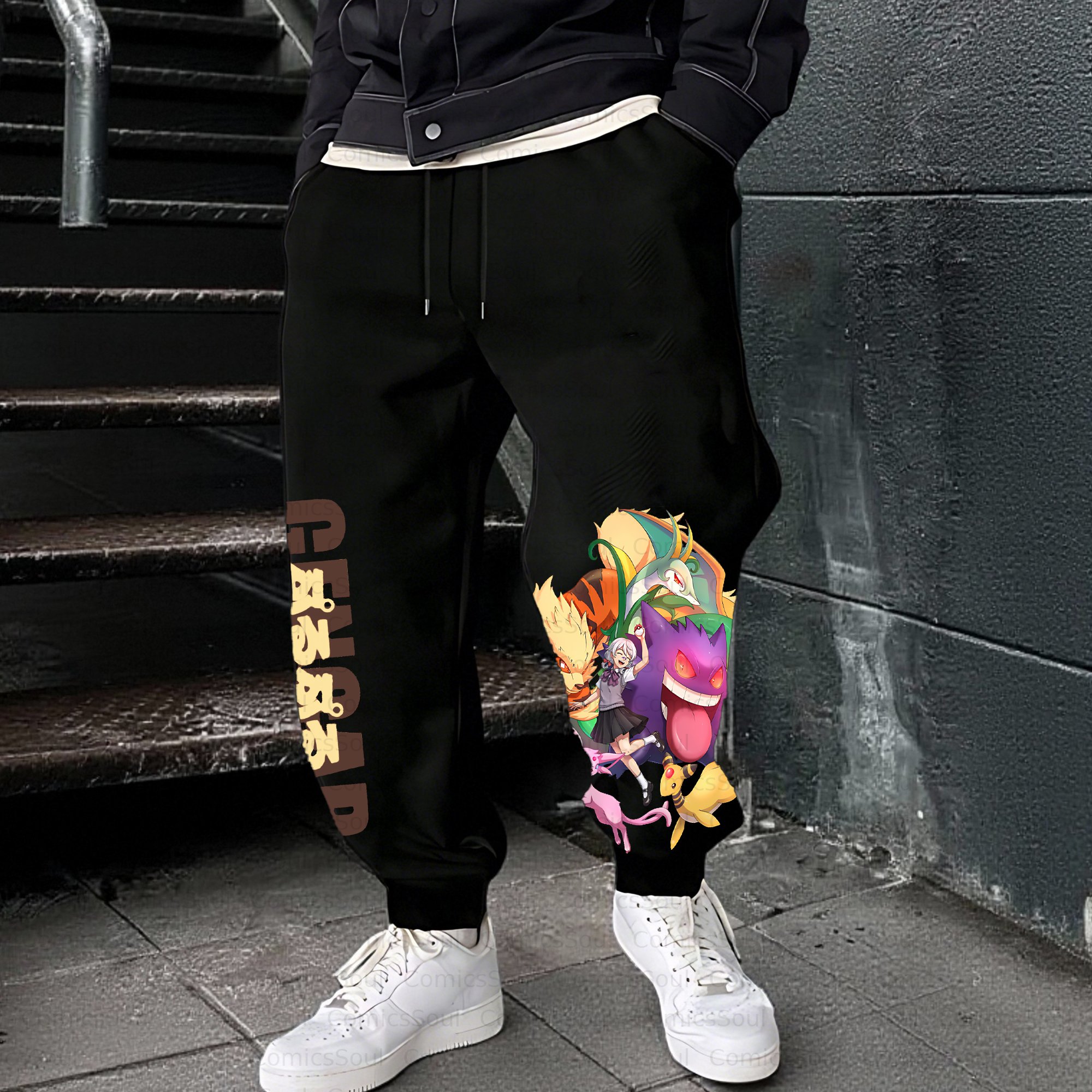 Unisex Casual Anime Streetwear Pant