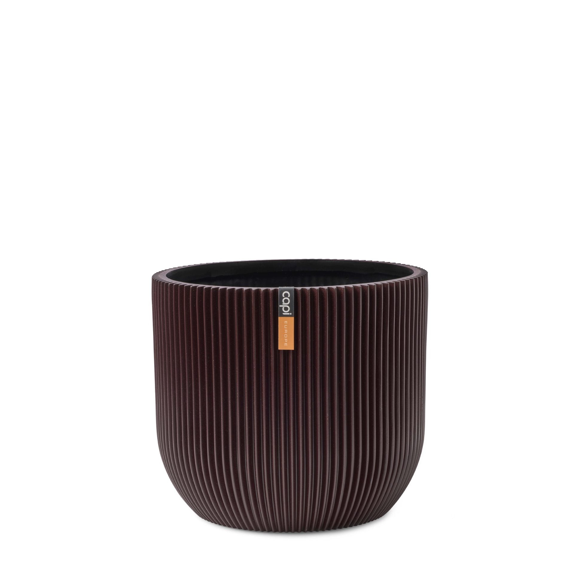 Capi Europe - Pot bol Groove - 24x21 - Zwart rood
