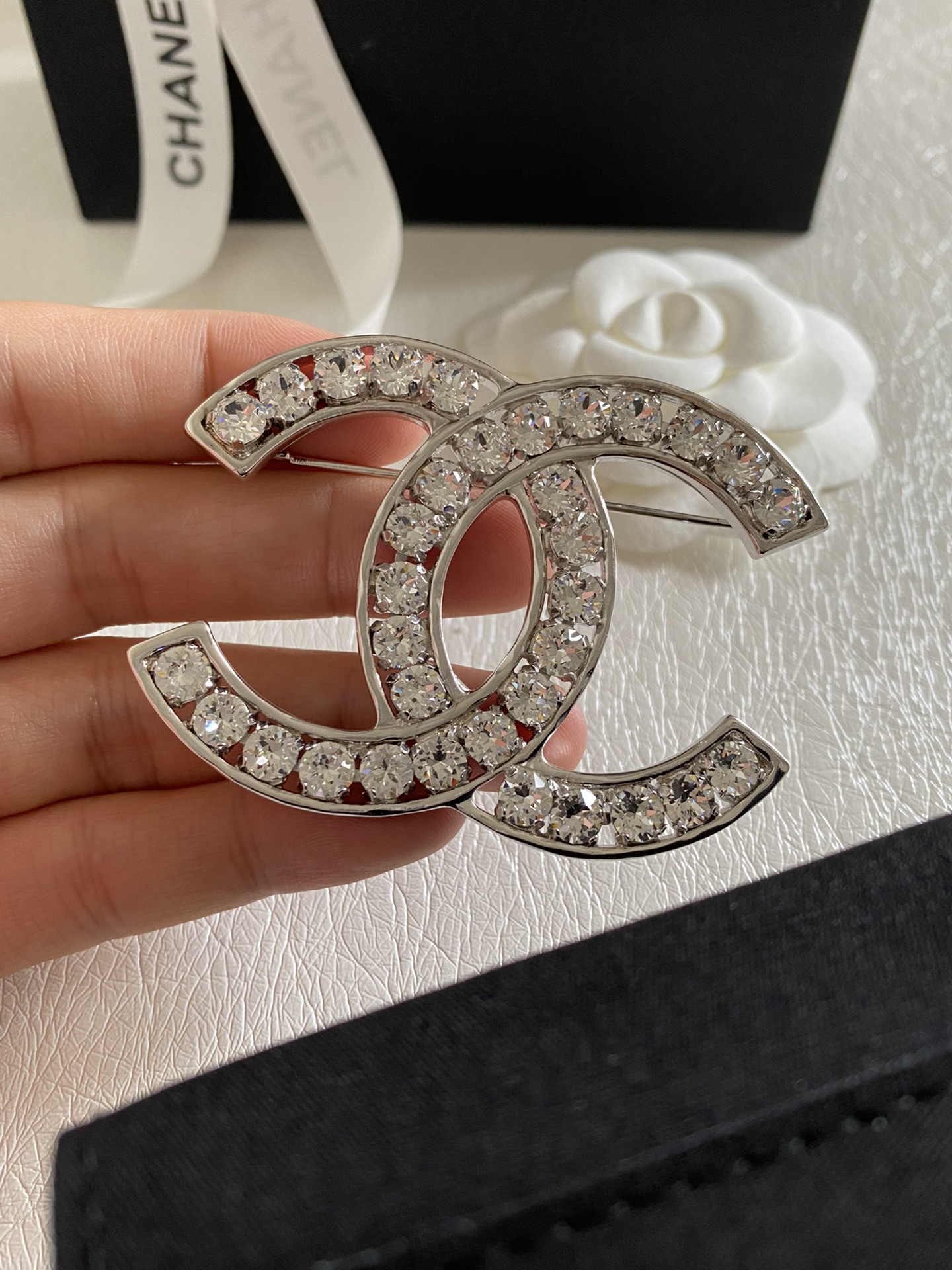 Chanel Prong Diamond Brooch - Original Replica Club