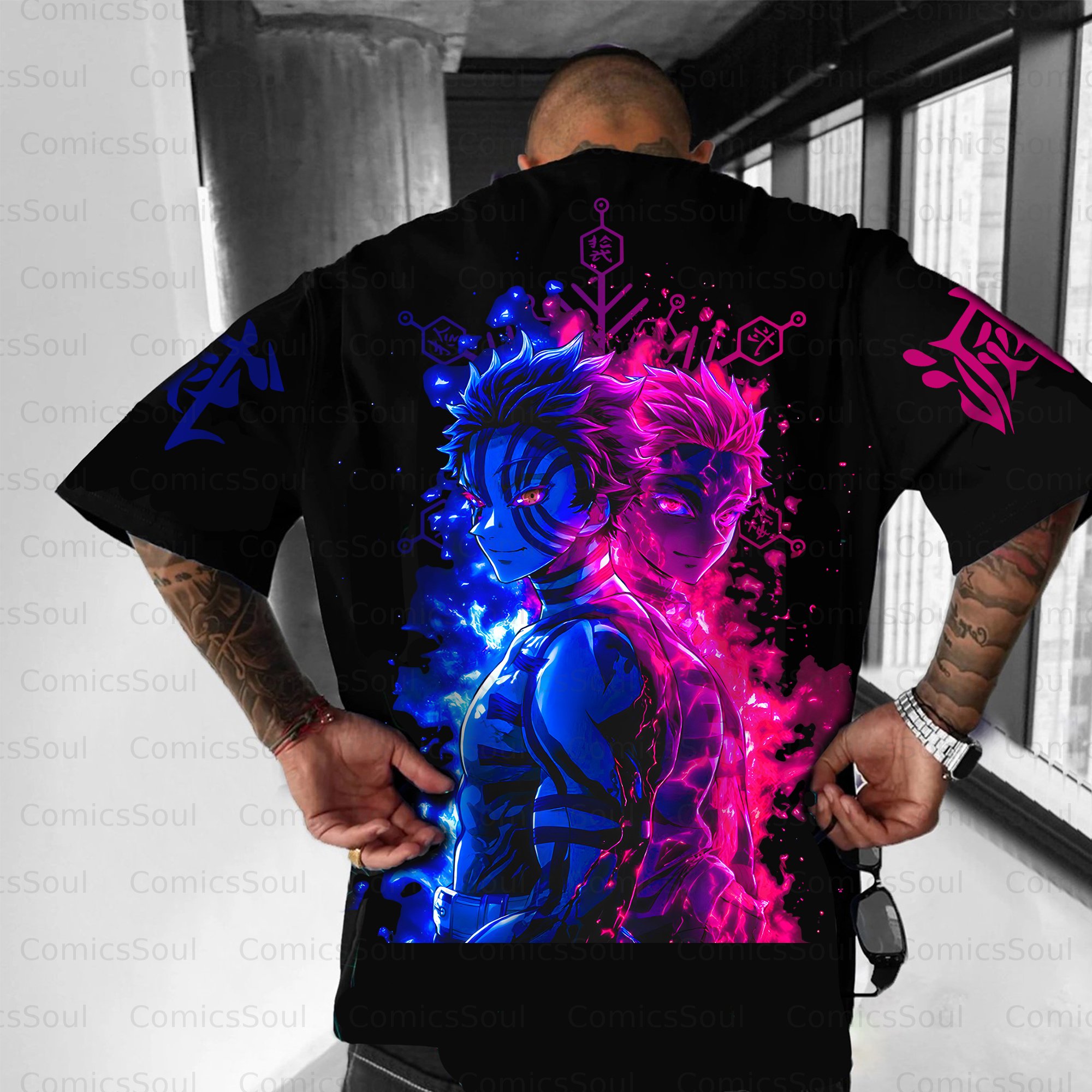 Unisex Anime Inspired Vintage T-Shirt