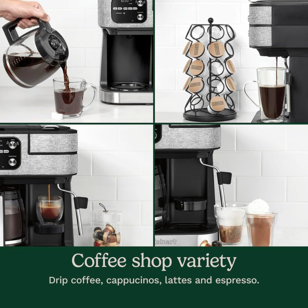Coffeemaker 4-In-1 Coffee Center Barista Machine
