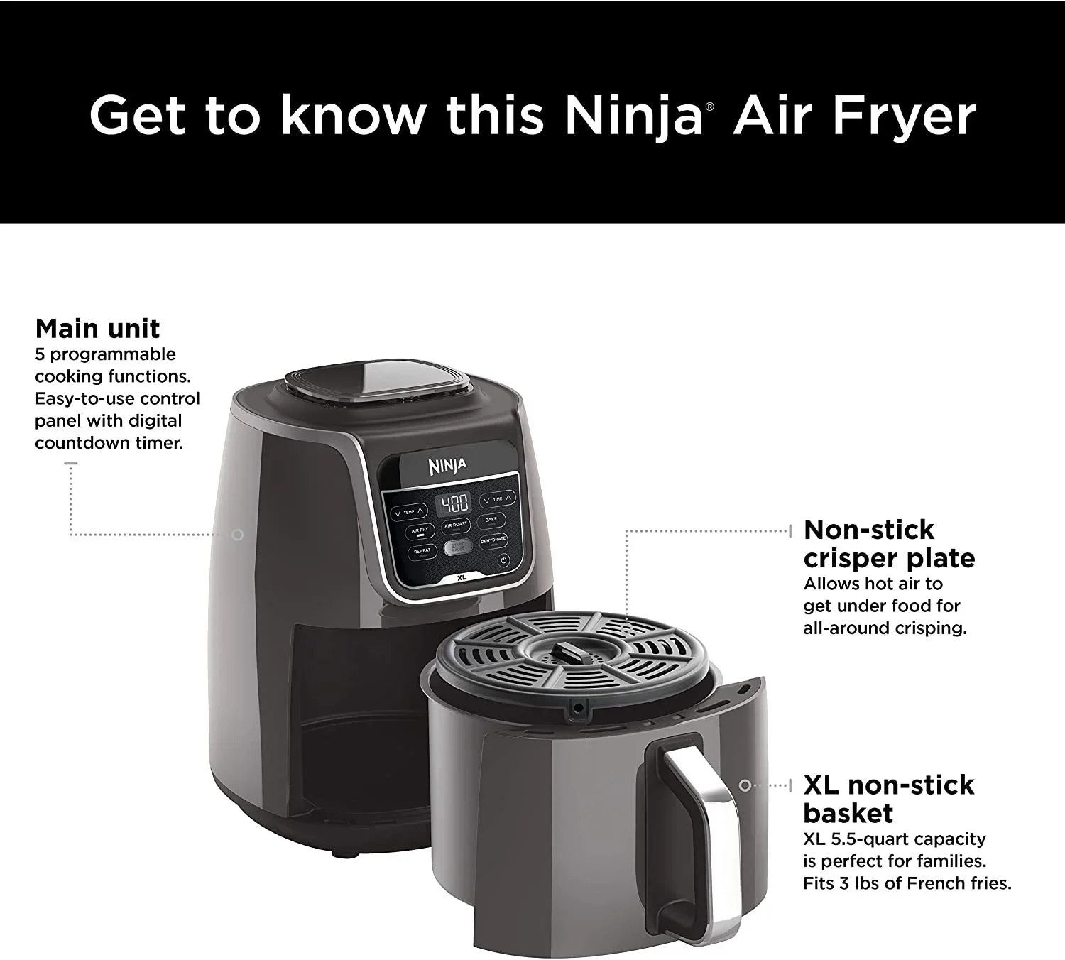 SharkNinja Ninja AF150AMZ Air