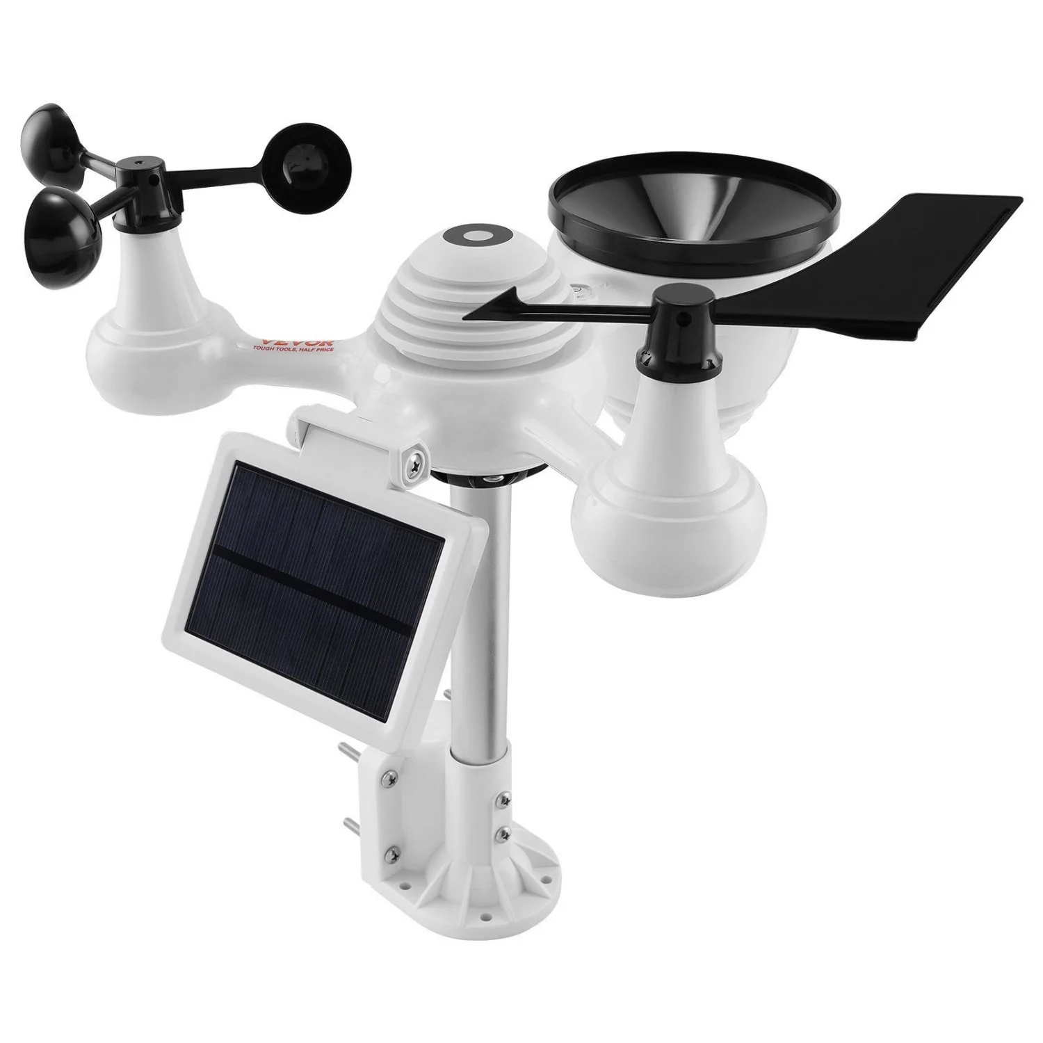 7-in-1 Wi-Fi Weather Station 7.5- Color Display Indoor Outdoor with Solar Sensor Temperature Humidity Wind Rain Alerts - Image 3
