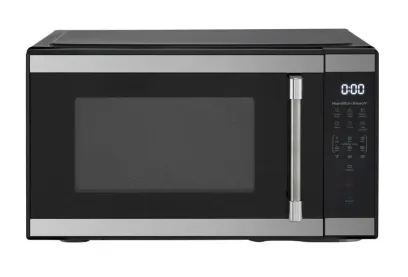 Hamilton Beach 1.1 Cu. Ft. Stainless Steel Microwave Oven – 1000W Mid-Size Countertop Model