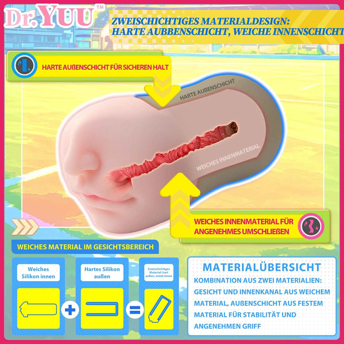 Dr.YUU Männer-Masturbator mit Saugfunktion & 5 Modi | Versand aus Asien – Lieferzeit ca. 10-18 Werktage - DR.YUU™